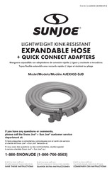 sunjoe AJEXH50-SJB Manual Del Usuario