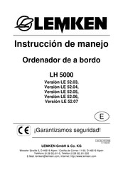 LEMKEN LH 5000 Instruccion De Manejo