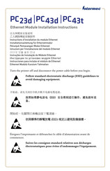 Intermec PC43t Instrucciones Para Instalar