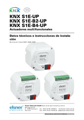 elsner elektronik KNX S1E-B2-UP Datos Técnicos E Instrucciones De Instalación