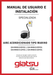 Giatsu GIA-MAB-O-12Y01 Manual De Usuario E Instalacion