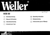 Cooper Tools Weller WSB 80 Instrucciones Para El Manejo