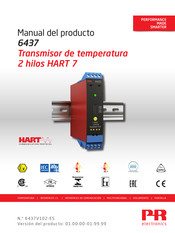 PR electronics 6437D Manual Del Producto