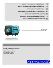 Astralpool MAXI UP Manual De Instalacion Y Uso