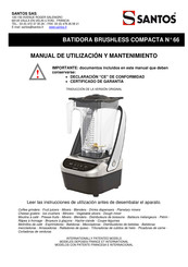 Santos 66 Manual De Utilización Y De Mantenimiento