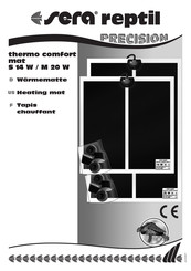 Sera Reptil Precision Thermo Comfort Mat M 20 W Manual Del Usario