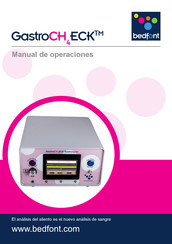 Bedfont GastroCH4ECK Manual De Operaciones