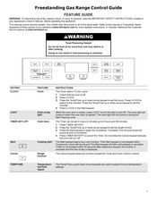 Whirlpool WFG550 Guía De Funciones