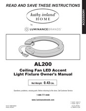 Luminance Brands AL200 Manual Del Usuario