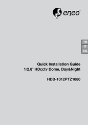 Eneo HDD-1012PTZ1080 Guía De Instalación Rápida