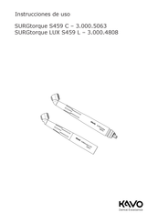 KaVo SURGtorque S459 C Instrucciones De Uso