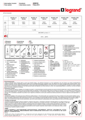 Legrand MaxiRex 4T 649 917 Guia De Inicio Rapido