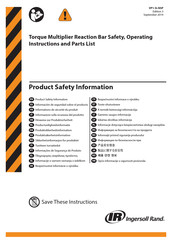 Ingersoll Rand Nirvana 1000 Información De Seguridad Sobre El Producto