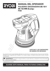 Ryobi P430 Manual Del Operador