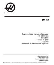 Haas Automation WIPS Manual Del Operador