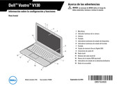 Dell Vostro V130 Configuración Y Funcionamiento