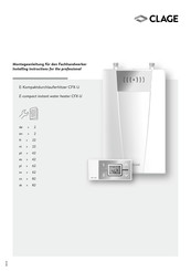 clage CFX-U Instrucciones De Instalación