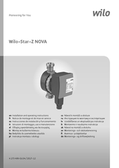 Wilo Star-Z NOVA Instrucciones De Instalación Y Funcionamiento