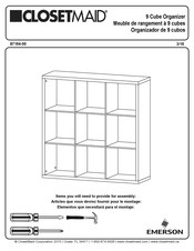 Emerson ClosetMaid 87154-00 Manual De Instrucciones