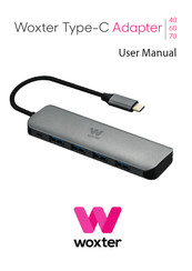 WOXTER Type-C Adapter 70 Manual De Instrucciones