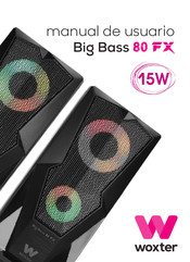 WOXTER Big Bass 80 FX Manual De Usuario