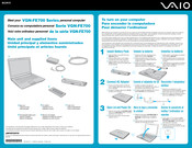 Sony Vaio VGN-FE700 Serie Guia De Inicio Rapido