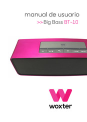 WOXTER Big Bass BT-10 Manual De Usuario