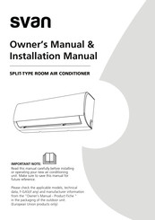 Svan SVAN2024EX Manual De Usuario Y Manual De Instalacion