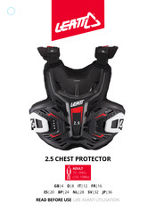 Leatt 2.5 CHEST PROTECTOR Manual Del Usuario