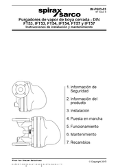 Spirax Sarco FT57H-10 Instrucciones De Instalación Y Mantenimiento