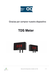 Reef Factory TDS Meter Manual De Instrucciones