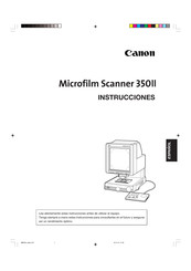 Canon Microfilm Scanner 350II Instrucciones