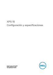 Dell XPS 15-9560 Configuración Y Especificaciones