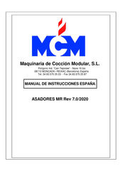 MCM 8MRD-GN Manual De Instrucciones