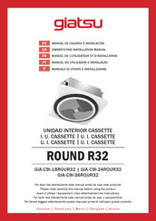 Giatsu ROUND R32 GIA-C9I-36ROUR32 Manual De Usuario E Instalacion