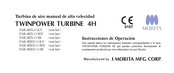 Morita TWINPOWER TURBINE 4H PAR-4HEX-O-SR Instrucciones De Operación