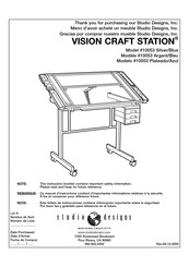 Studio Designs VISION CRAFT STATION Manual De Montaje