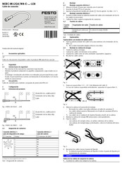 Festo NEBC-­M12G8-E-LE8 Serie Instrucciones Montaje