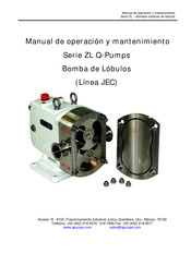 Q-Pumps ZL Serie Manual De Operación Y Mantenimiento