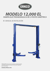 ERKCO 12,000 EL Manual De Instalación