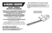 BLACK&DECKER NHT518 Manual De Instrucciones