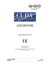 Cuda Fiberoptics LED ROVER Instrucciones De Uso