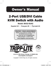 Tripp-Lite B032-DUA2 Manual De Propietario