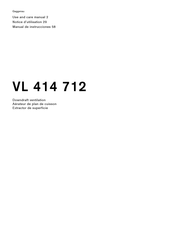 Gaggenau VL 414 712 Manual De Instrucciones