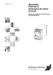 Endress+Hauser Nivotester FTW 520 Z Manual De Instalación E Instrucciones