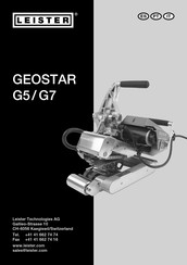 Leister GEOSTAR G5 Instrucciones De Servicio