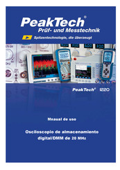 PeakTech 1220 Manual Del Usuario