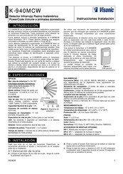 Visonic K-940MCW Instrucciones De Instalación