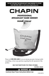 Chapin 84600 Manual Del Usuario