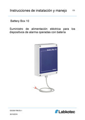 LABKOTEC Battery Box 10 Instrucciones De Instalación Y Manejo